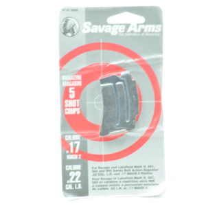 SAVAGE MARK II 22LR-.17MACH 2  5RD BLUE MAGAZINE