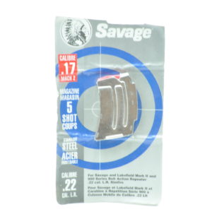 SAVAGE MARK II 22LR-.17MACH 2  5RD STAINLESS STEEL  MAGAZINE